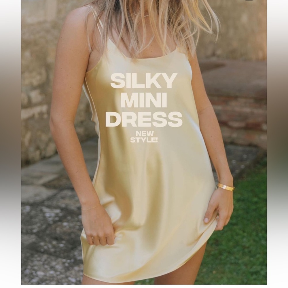 Daily drills silk dress